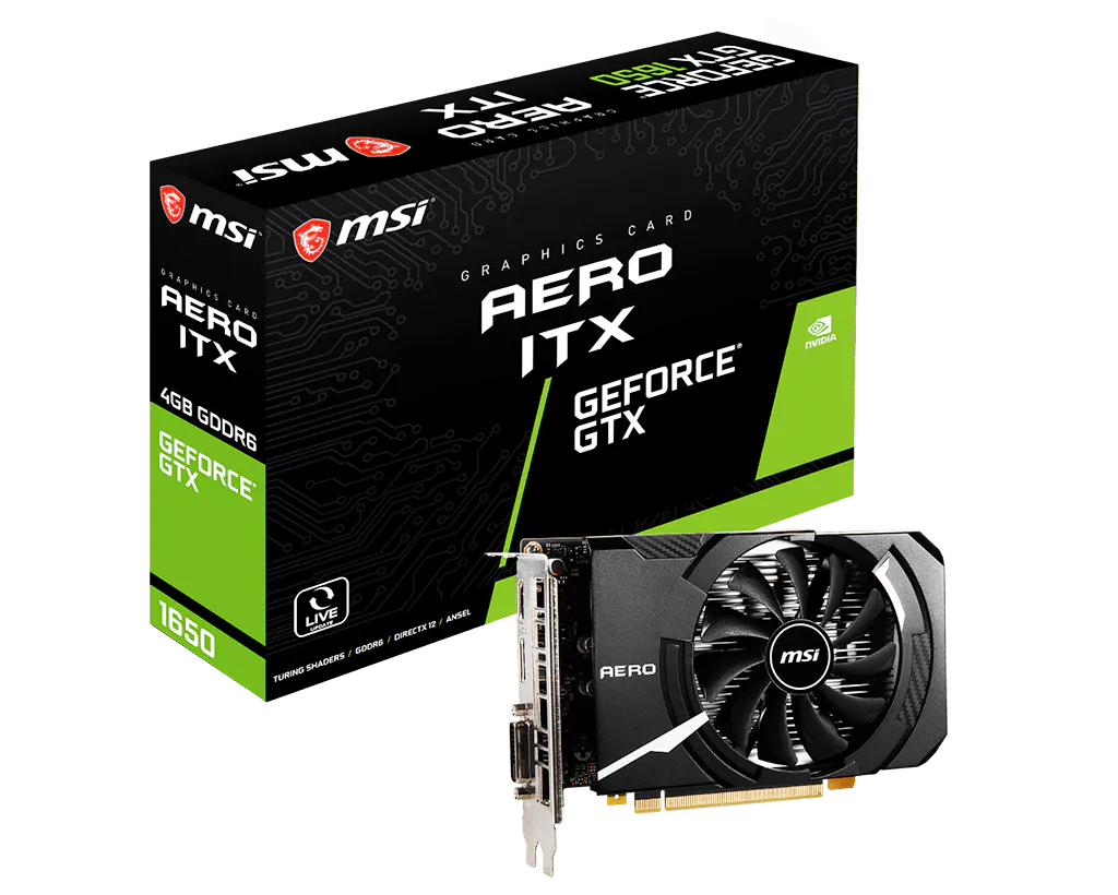 MSI GeForce GTX 1650 D6 AERO ITX